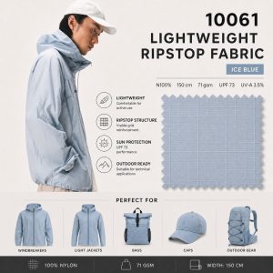 10061 - Ripstop Fabric — 100% Nylon, UPF73