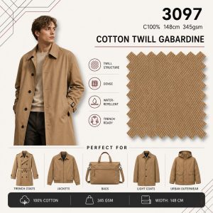 3097 - Cotton Twill Gabardine Fabric