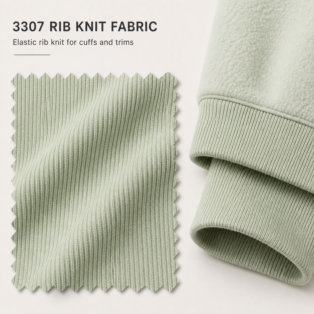 3307 - Rib Knit Fabric (Cuffs & Trims) - Image 2